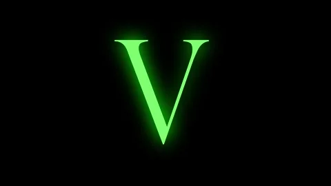 Color Change Text Glow Light Stock Footage 245441914