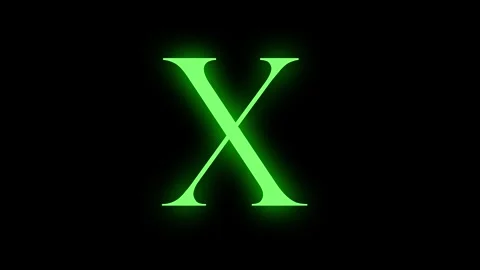 Color Change Text Glow Light Stock Footage 245442002