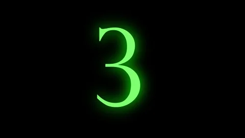 Color Change Text Glow Light Stock Footage 245442189