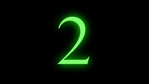 Color Change Text Glow Light Stock Footage 245442197