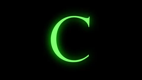 Color Change Text Glow Light Stock Footage 245442290