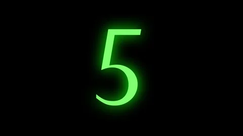 Color Change Text Glow Light Stock Footage 245442392