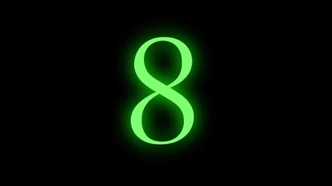 Color Change Text Glow Light Stock Footage 245442503