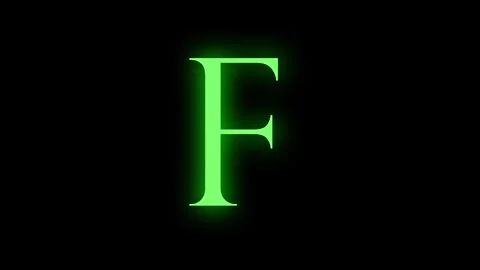 Color Change Text Glow Light Stock Footage 245442722