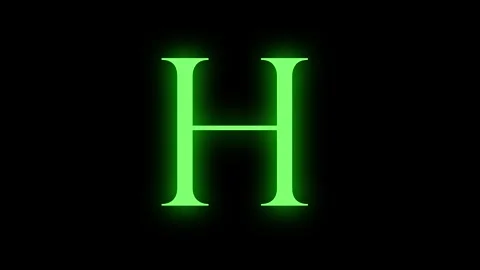 Color Change Text Glow Light Stock Footage 245442771