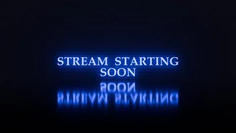 Color Changing 30-Second Looping Background with "Stream Starting Soon" Text Stock Footage 314514236