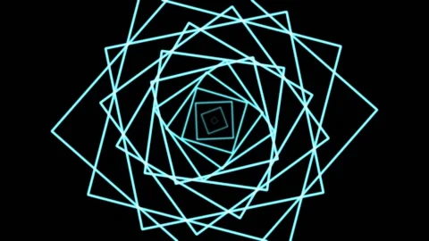 Color Changing Neon Flower Pattern Animation 動画素材 159850727