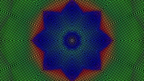 Color changing octagon Stock Footage 80037397