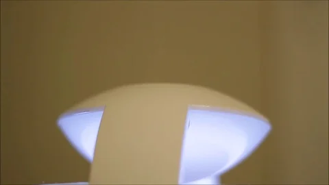 Color changing orb has mist or smoke blow through it Stock Footage 71125110