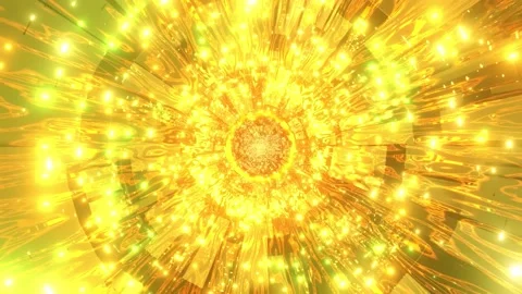 Color changing sci fi tunnel 3d illustration motion design visual Stock Footage 160824192