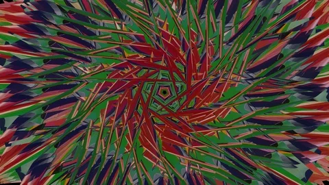 Color Changing Star Shapes Video stock 98588235