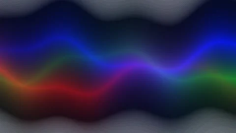 Color Channel Light Waves Seamless Loop Stock Footage 342356766