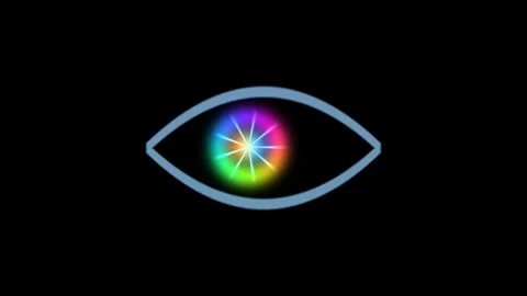 Color channel offset icons represent visual effects in Stock Footage 342446315