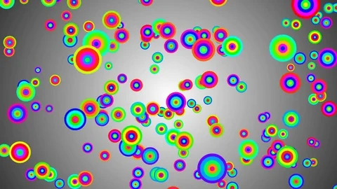 Color chaos of particles. seamless loop. Stock Footage 83422202