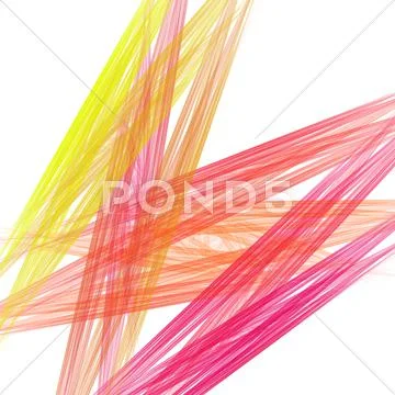 Color chaotic lines Stock Illustration