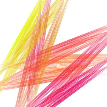 Color chaotic lines Stock Illustration