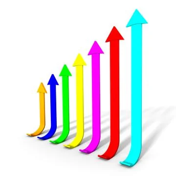 Color chart bars Stock Illustration