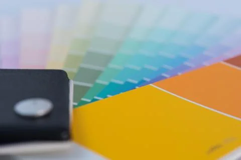 Color chart guide for renovation Stock Photos