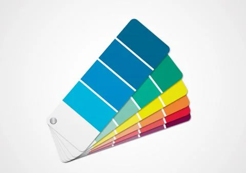 Color chart Stock-Illustration