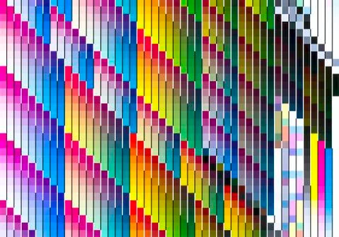 Color Chart Foto stock