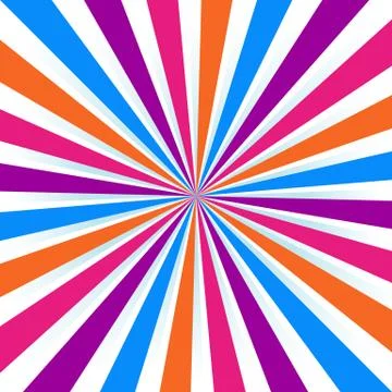 Color Christmas gift paper sun burst background. イラスト素材