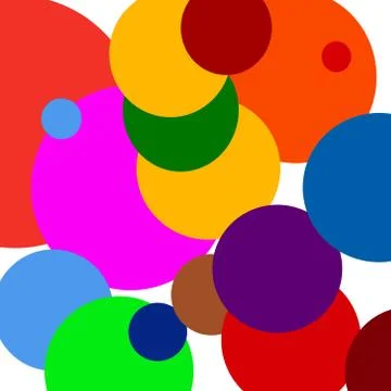 Color circle background Stock Illustration