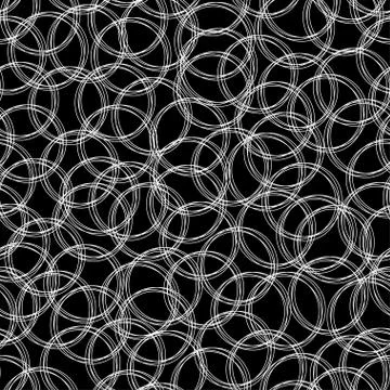 Color circles. Abstract seamless pattern. Stock Illustration