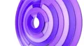 Color circles background on white, loop. HD Footage