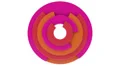 Color circles background on white, loop. HD Footage