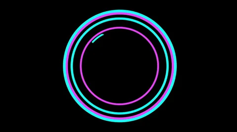 Color Circles Beat Stock Footage 37912116