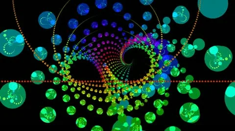 Color circles Stock Footage 18525732