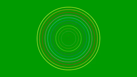 Color circles green Stock Footage 187758652
