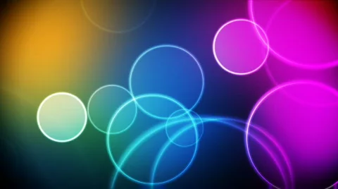 Color circles loop Stock Footage 511888