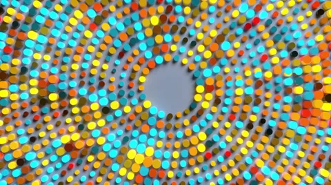Color circles pattern animation background Vídeos de archivo 37559305