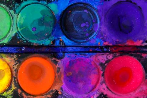 Color circles Stock Photos