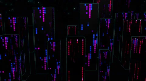 Color City Light Vj Loop 4K 06 Vidéo 54594157