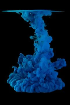 Color cloud of paint. Stock Photos