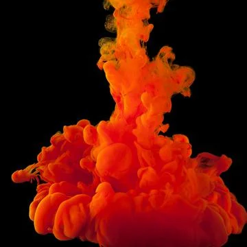 Color cloud of paint. Stock Photos