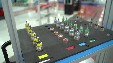 Color Coded Torque Tool Inserts in a Foam Tray Stock Footage 337878467