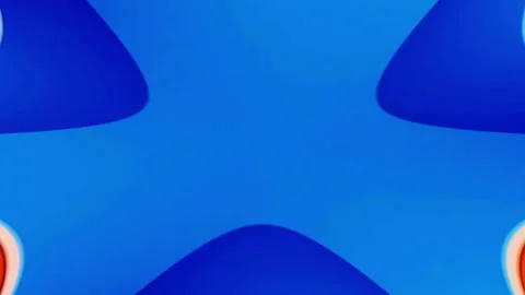 Color Collision VJ Loop Stock Footage 158149284