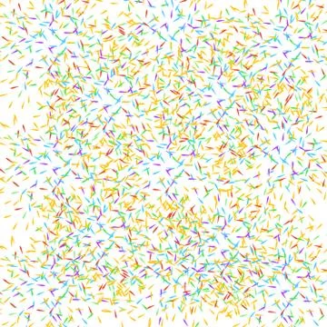 Color confetti isolated on  background. Vector illustration. Stock Illustration