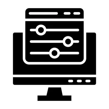 Color control Vector Icon Design Illustration Stock Illustration