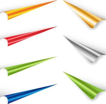 Color corners Stock Illustration