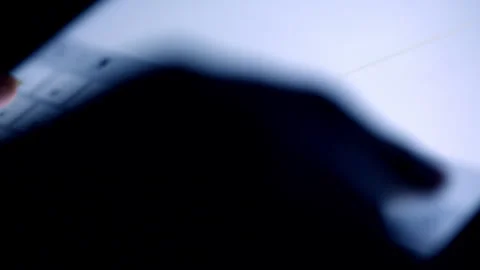 Color Correction iPad Screen Stock Footage 265684451