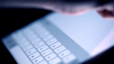 Color Correction iPad Screen Video stock 265693239