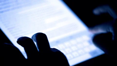 Color Correction iPad Screen Video stock 266240348