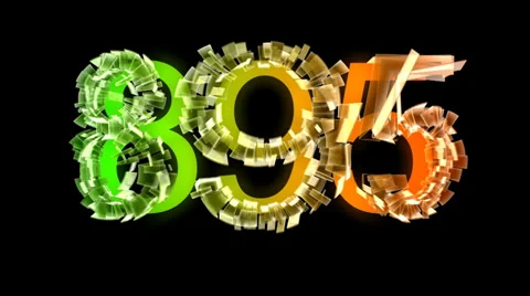 Color Crazy Count (HD) Stock-Footage 36239358