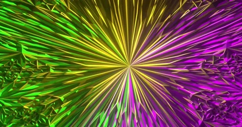 Color crystals that change shape and size Stock Footage 205546211