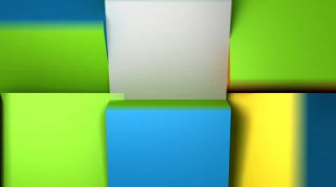 Color Cubes Stock Footage 836921