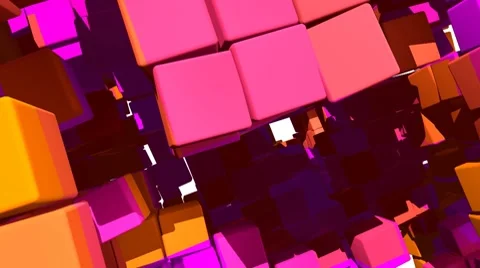 Color Cubes (HD) Stockbeeldmateriaal 7729207